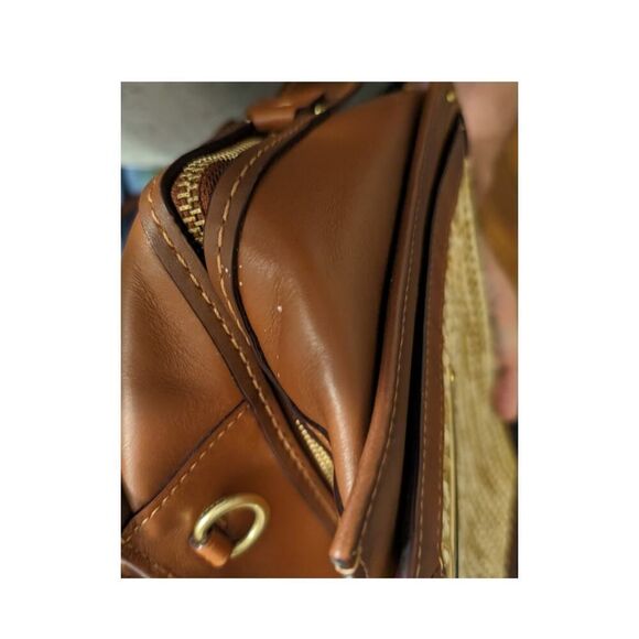 Coach Dreamer Brown Leather Satchel purse in excellent condition. - Picture 12 of 13